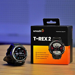 ساعت هوشمند امیزفیت مدل T-rex 2(مشکی نقره ای،مشکی طلایی)