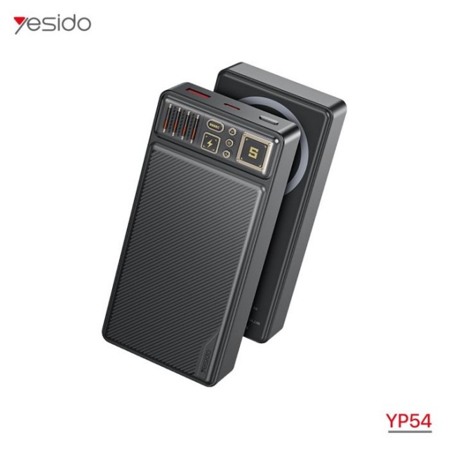 پاوربانک فست شارژ یسیدو YESIDO YP54 22.5W ظرفیت 20000 میلی آمپر ساعت