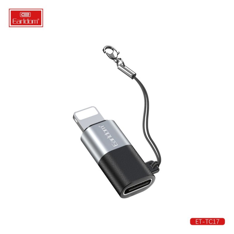 مبدل تایپ سی به  اپل (لایتنینگ)    ارلدام مدل TC17