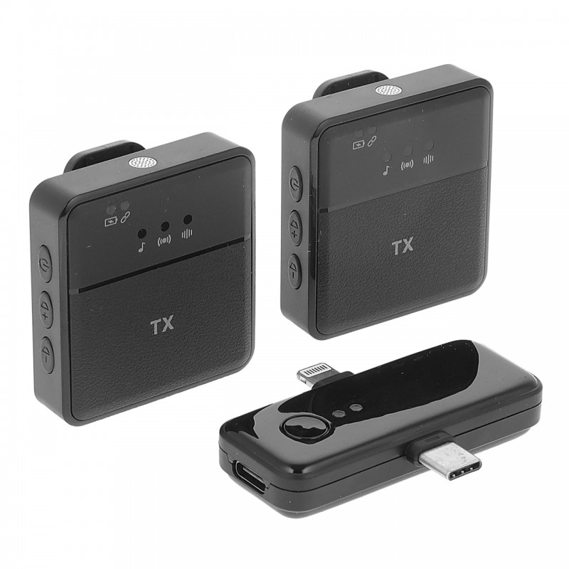 میکروفن یقه ای وایرلس دار مدل SX31 دو کاربره