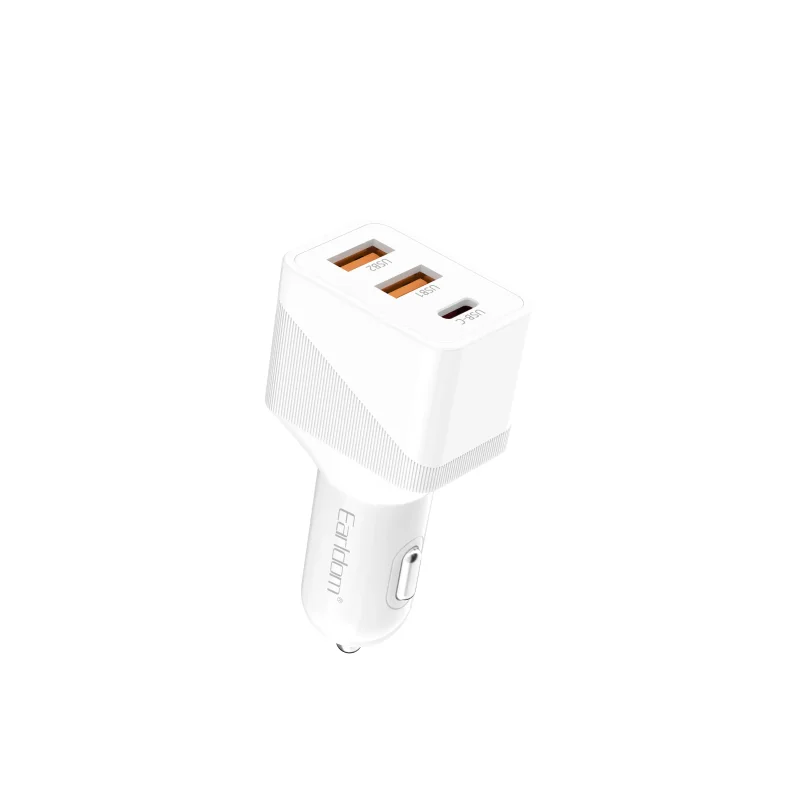 شارژر فندکی تایپ سی و یو اس بی 45 وات ارلدام ES-CC25