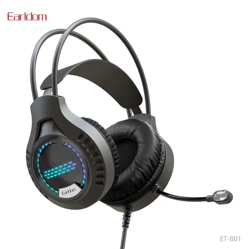 هدست گیمینگ ارلدام مدل B01 با میکروفون و RGB