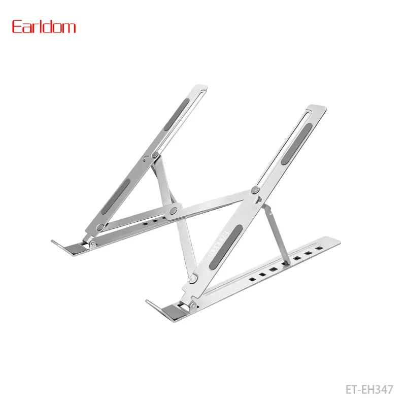 پایه لپ‌تاپ تاشو Earldom مدل ET-EH347؛ فلزی، ارگونومیک و قابل تنظیم
