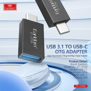 مبدل OTG USB-C ارلدام مدل ET-OT06