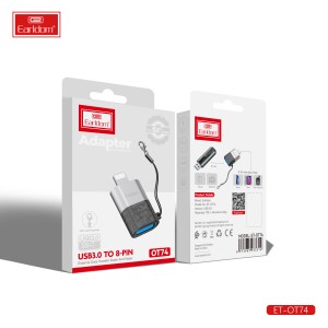 مبدل OTG USB3 به لایتنینگ ارلدام مدل OT74