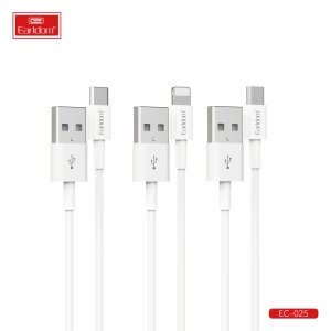 کابل تبدیل USB به لایتنینگ ارلدام مدل EC-025i طول 1 متر