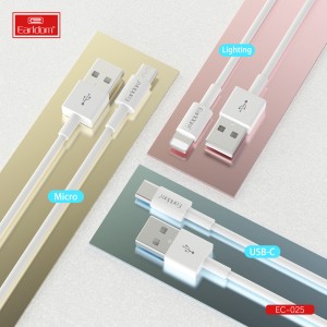 کابل تبدیل USB به لایتنینگ ارلدام مدل EC-025i طول 1 متر