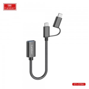 کابل تبدیل Earldom ET-OT84 OTG USB To MicroUSB / Type-C