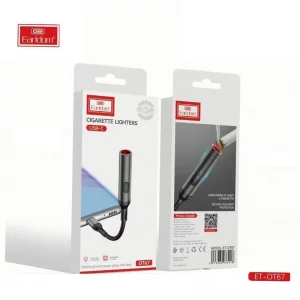 فندک الکترونیکی ارلدام مدل OT67 با درگاه USB-C