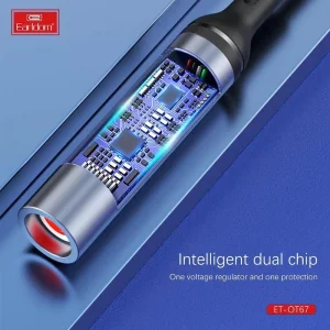 فندک الکترونیکی ارلدام مدل OT67 با درگاه USB-C