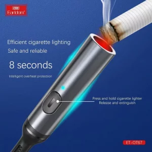 فندک الکترونیکی ارلدام مدل OT67 با درگاه USB-C