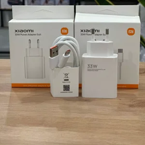 شارژر دیواری شیائومی مدل 33 وات به همراه کابل تبدیل USB-C