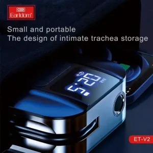 پمپ باد شارژی ارلدام مدل ET-V2 با نمایش دیجیتال