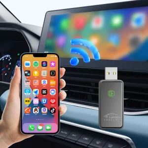 اندروید اتو (Android Auto) و کارپلی (CarPlay) وایرلس خودرو ارلدام مدل ET-CP02 به همراه تبدیل USB به USB-C