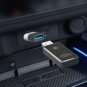 اندروید اتو (Android Auto) و کارپلی (CarPlay) وایرلس خودرو ارلدام مدل ET-CP02 به همراه تبدیل USB به USB-C