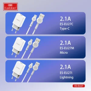 شارژر دیواری ارلدام مدل ES-EU27