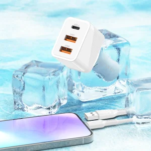 شارژر فندکی تایپ سی و یو اس بی 45 وات ارلدام CC25