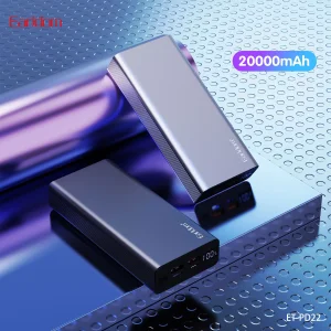 پاوربانک ارلدام مدل PD22 ظرفیت 20000 میلی آمپرساعت