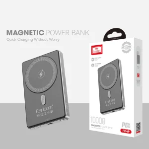 پاور بانک بی سیم فست شارژ ارلدام ET-PD49 PD 20W ظرفیت 10000 میلی آمپر ساعت