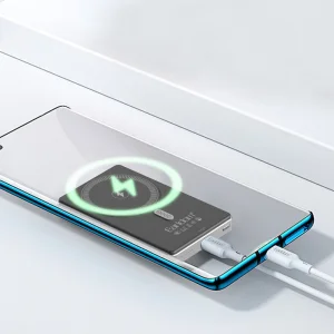 پاور بانک بی سیم فست شارژ ارلدام ET-PD49 PD 20W ظرفیت 10000 میلی آمپر ساعت