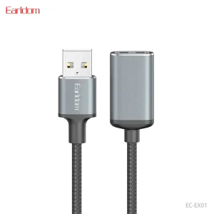 کابل افزایش USB 2.0 جنس کنفی ارلدام (Earldom) مدل EC-EX01 - طول ۳ متر