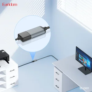 کابل افزایش USB 2.0 جنس کنفی ارلدام (Earldom) مدل EC-EX01 - طول ۳ متر