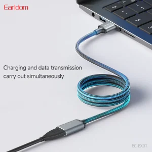 کابل افزایش USB 2.0 جنس کنفی ارلدام (Earldom) مدل EC-EX01 - طول ۳ متر