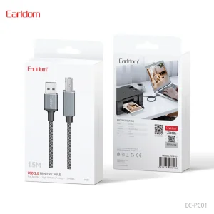 کابل پرینتر جنس کنفی ارلدام (Earldom) مدل EC-PC01 - طول 1.5 متر
