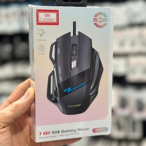 ماوس گیمینگ سیمی ارلدام نورپردازی RGB مدل ET-KM11