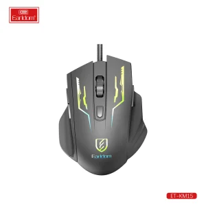 ماوس گیمینگ سیمی ارلدام نورپردازی RGB مدل ET-KM15