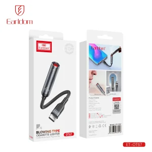 فندک الکترونیکی ارلدام مدل OT67 با درگاه USB-C