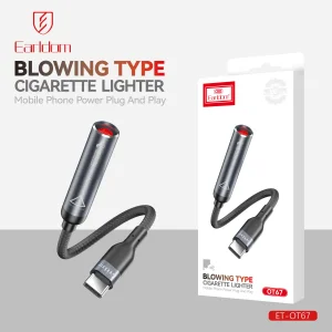 فندک الکترونیکی ارلدام مدل OT67 با درگاه USB-C