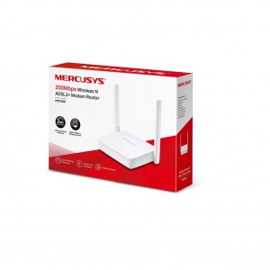 مودم روتر ADSL2 بی‌ سیم مرکوسیس مدل MW-300D