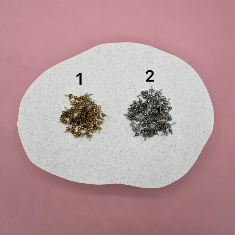 میخ گوشواره استیل