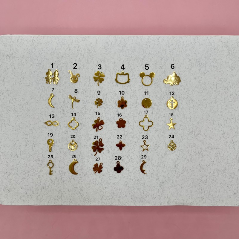 پلاک استیل طلایی