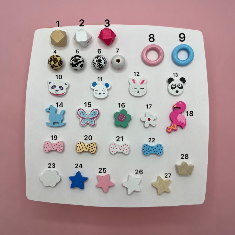 مهره چوبی فانتزی(1)