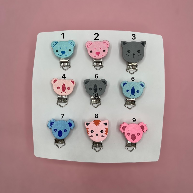 گیره پستونک چوبی