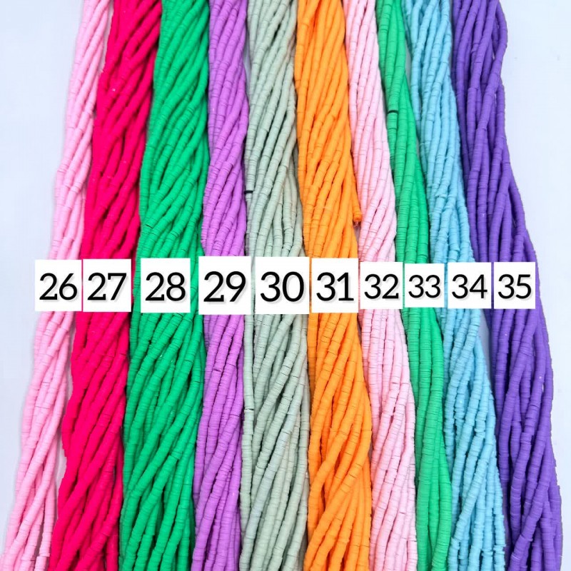 فیمو واشری تک رنگ سایز 4(3)