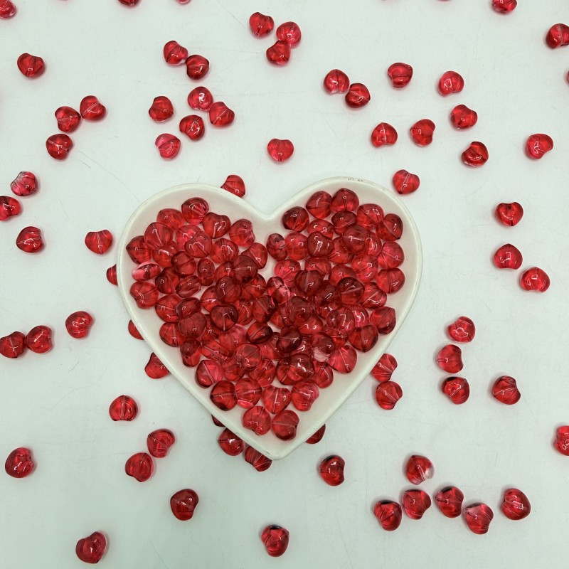 مهره قلب کریستالی ریز