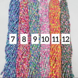 فیمو واشری چند رنگ سایز ۶(۲)