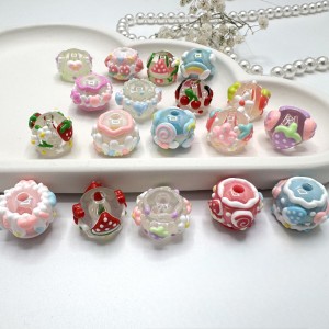 مهره گرد نقاشی شده