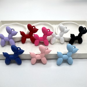 آویز سگ بادکنکی مات