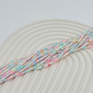 مهره صدف طرحدار رنگی