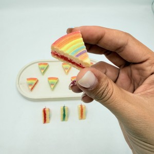 آویز فانتزی کیک رین‌بوی🌈