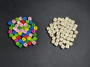 مهره چوبی حروف