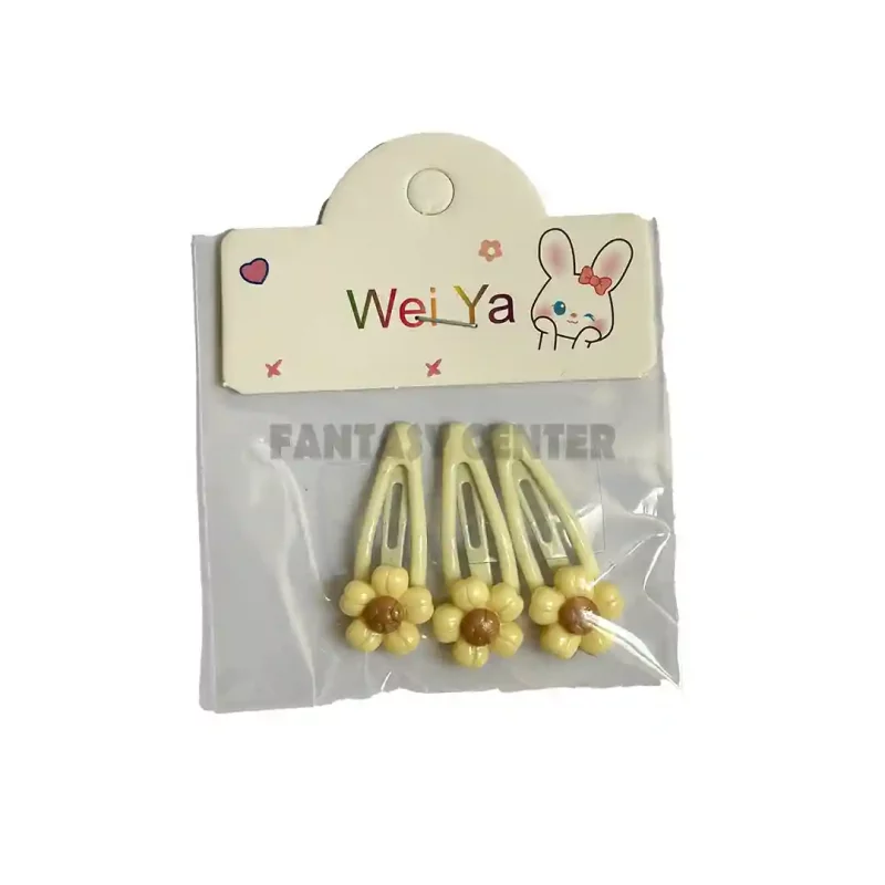 گیره مو گل‌دار