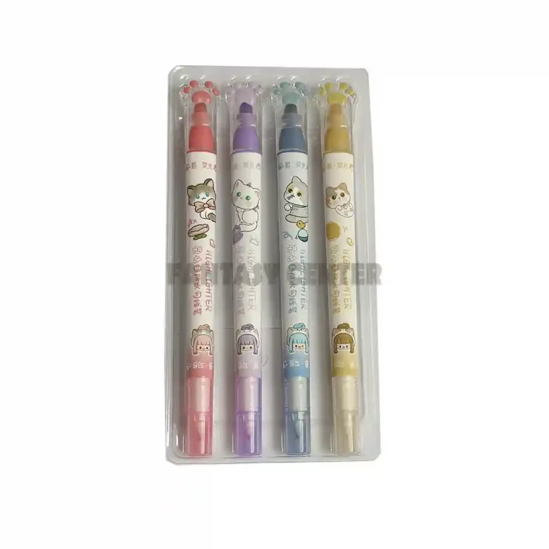 هایلایتر دوسر پاستیلی طرح پنجه گربه