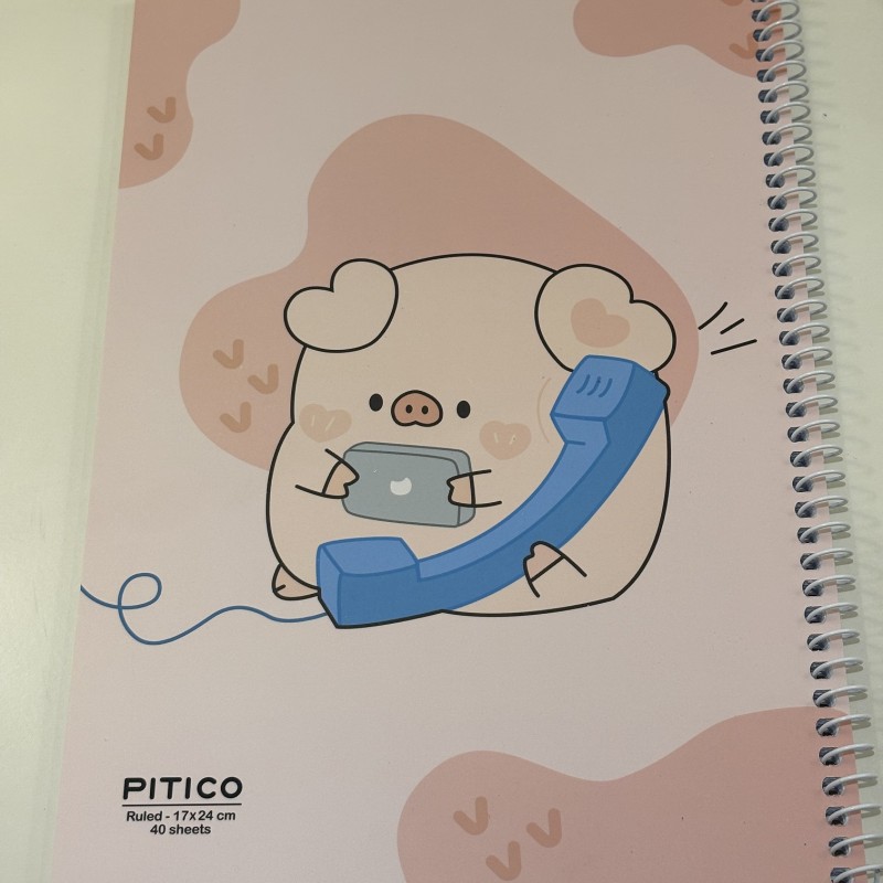 دفتر مشق 40 برگ سیمی طرح خوک