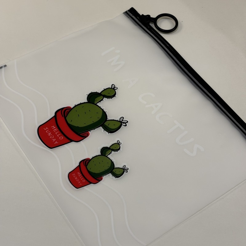 کاور زیپ دار a5 کاکتوس