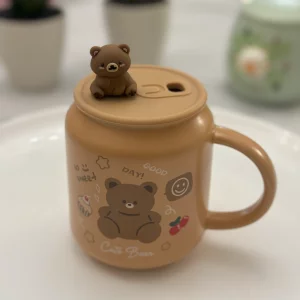 خرید ماگ فانتزى سراميكى طرح خرس كد ٤٤١